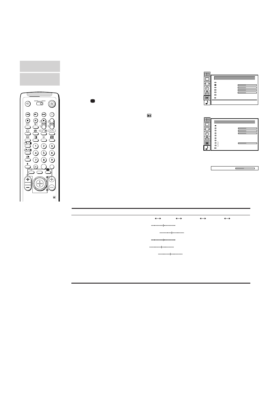 Ajuste y configuración del tv utilizando el menú, Ajuste de la imagen y el sonido, Efectos de los controles | Control de la imagen control de sonido | Sony KL-40WA1 User Manual | Page 46 / 123