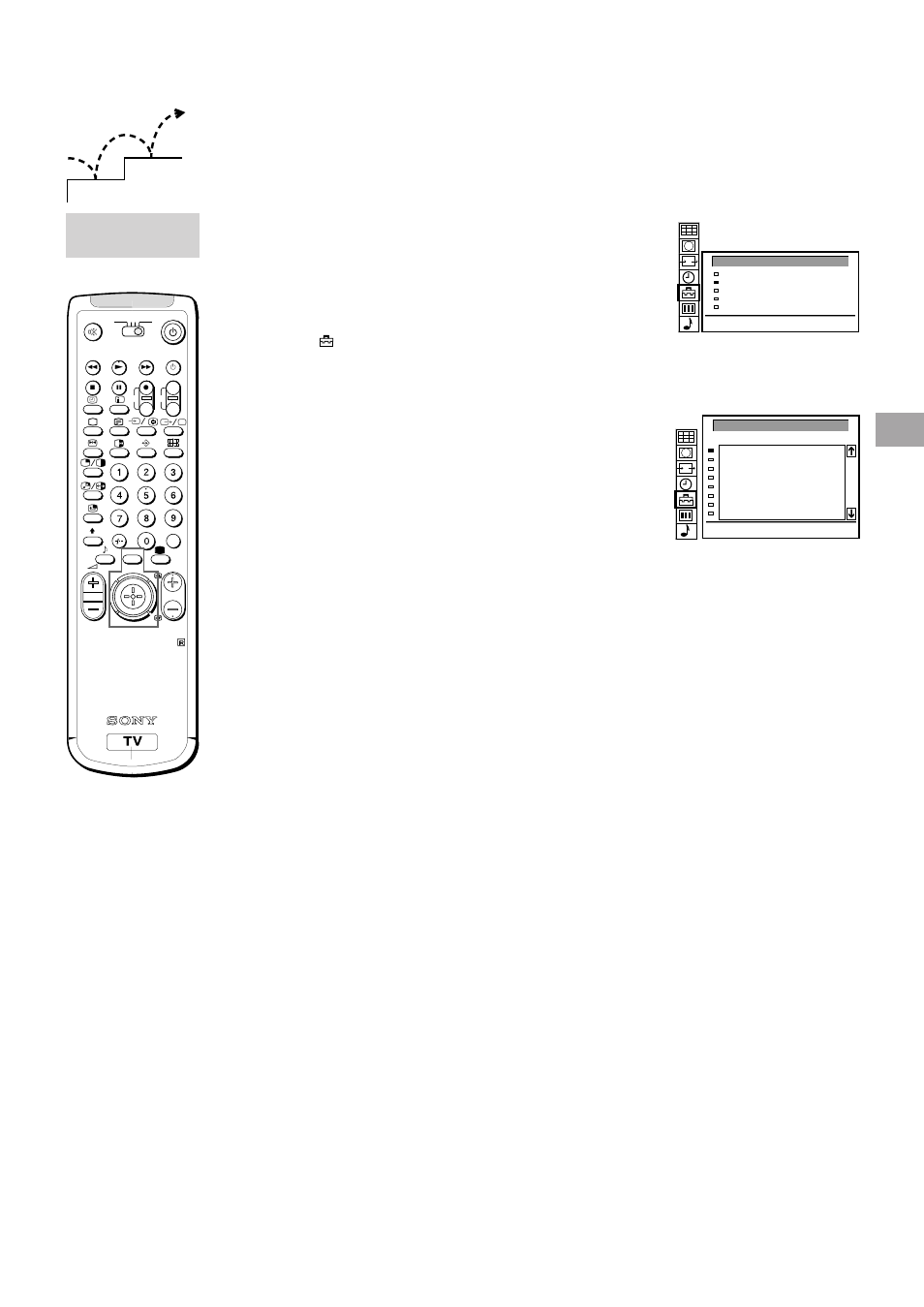 Funções adicionais de pré-selecção, Seleccionar canais manualmente, Selecção manual | Sony KL-40WA1 User Manual | Page 69 / 123