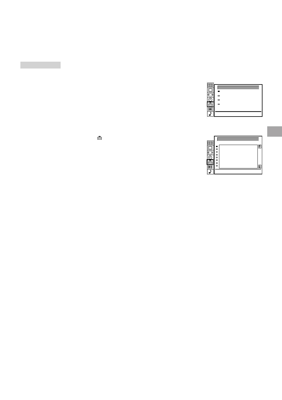 Utilização de “pré-selecção (adicional) | Sony KL-40WA1 User Manual | Page 71 / 123