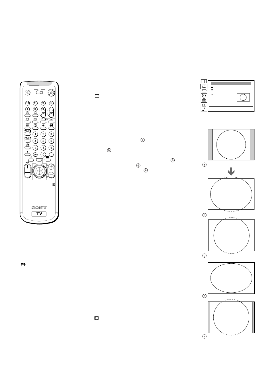 Utilizar o modo de ecrã, 9 auto | Sony KL-40WA1 User Manual | Page 78 / 123