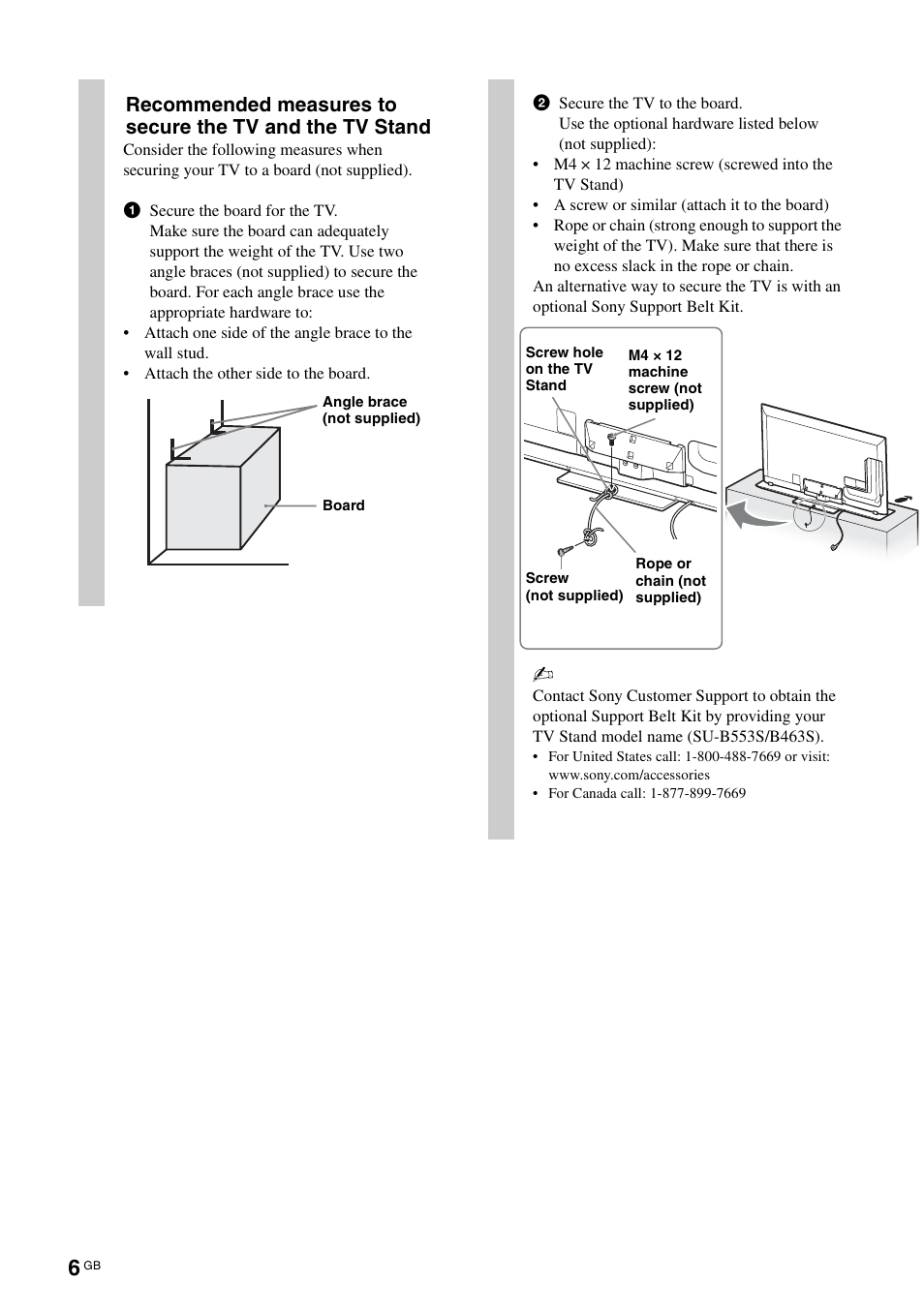 Sony SUB553S User Manual | Page 6 / 35