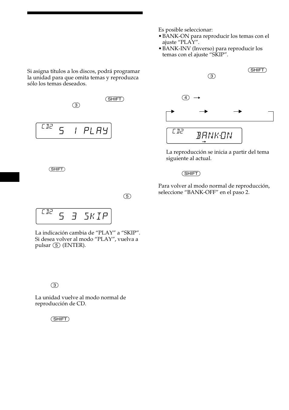 Bankon | Sony CDX-C480 User Manual | Page 42 / 50
