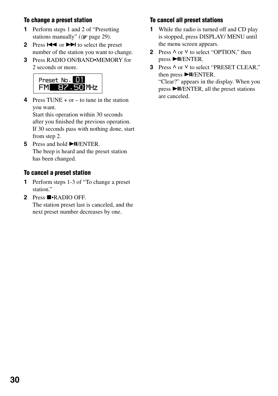 Sony D-NF421 User Manual | Page 30 / 39