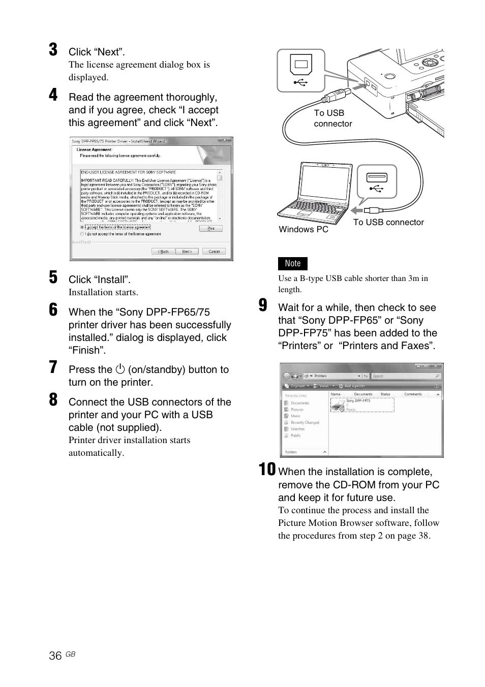 Sony DPP-FP65 User Manual | Page 36 / 72