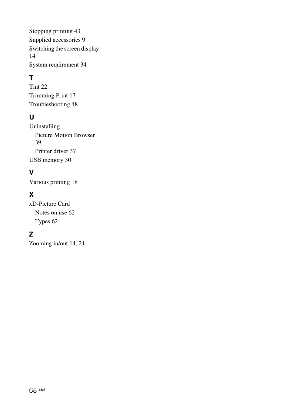 Sony DPP-FP65 User Manual | Page 68 / 72