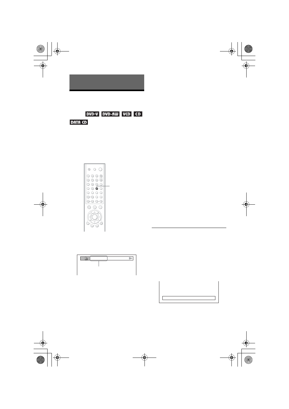 Viewing information about the disc, Checking the playing time and remaining time | Sony DVP-NS530 User Manual | Page 44 / 76