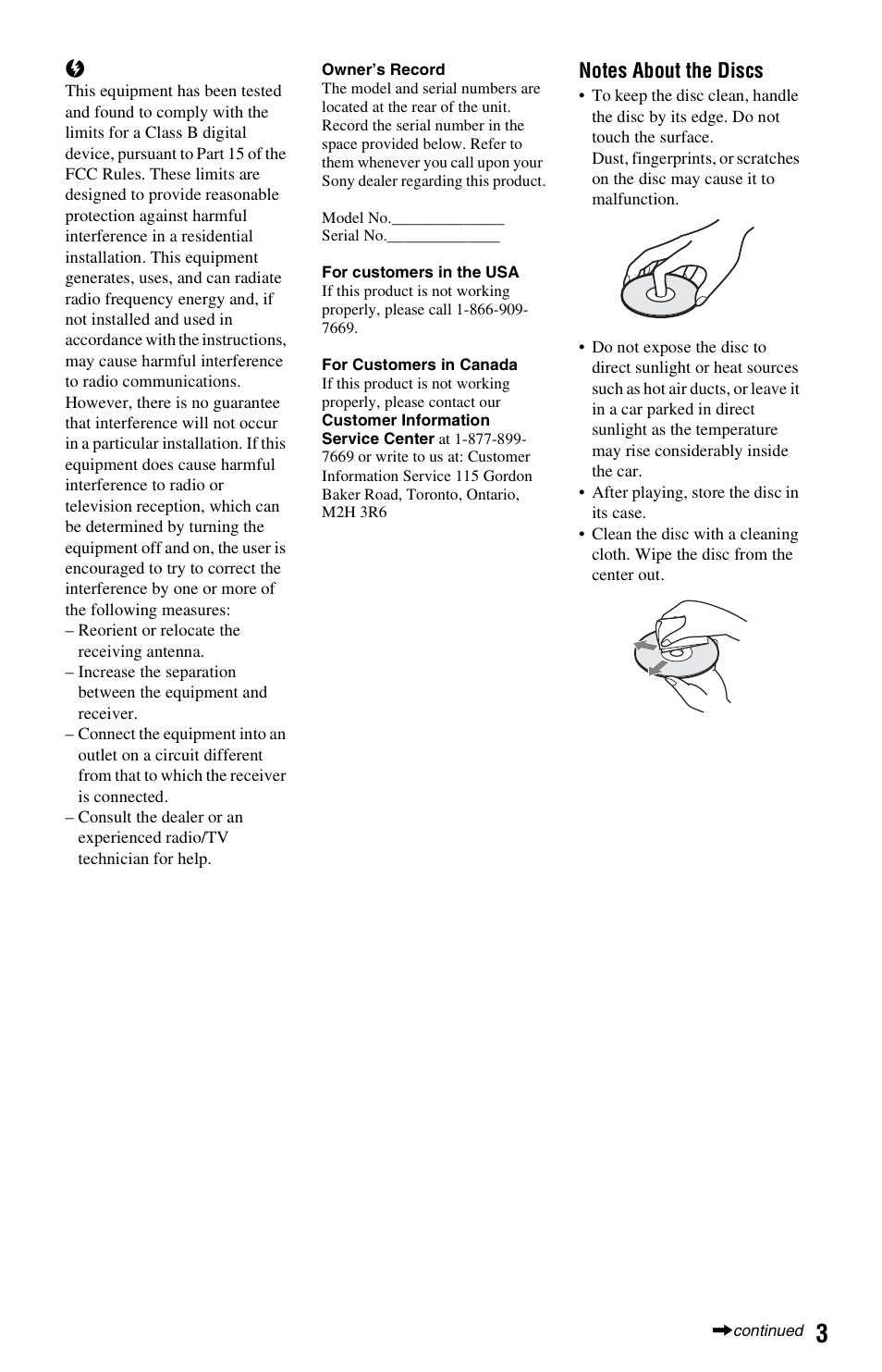 Sony BDP-S270 User Manual | Page 3 / 35