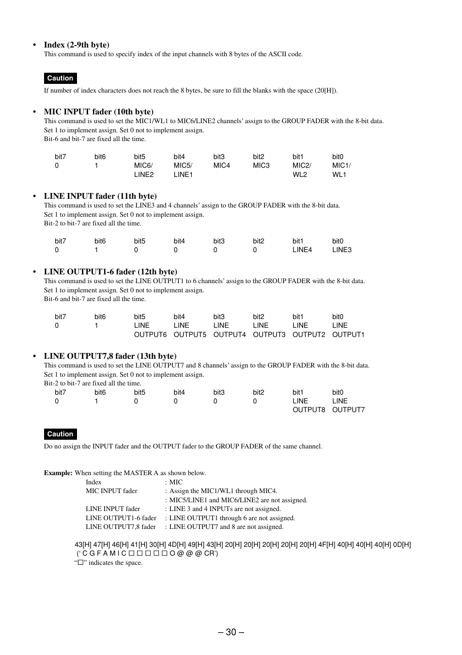 Sony RS-232C User Manual | Page 30 / 62