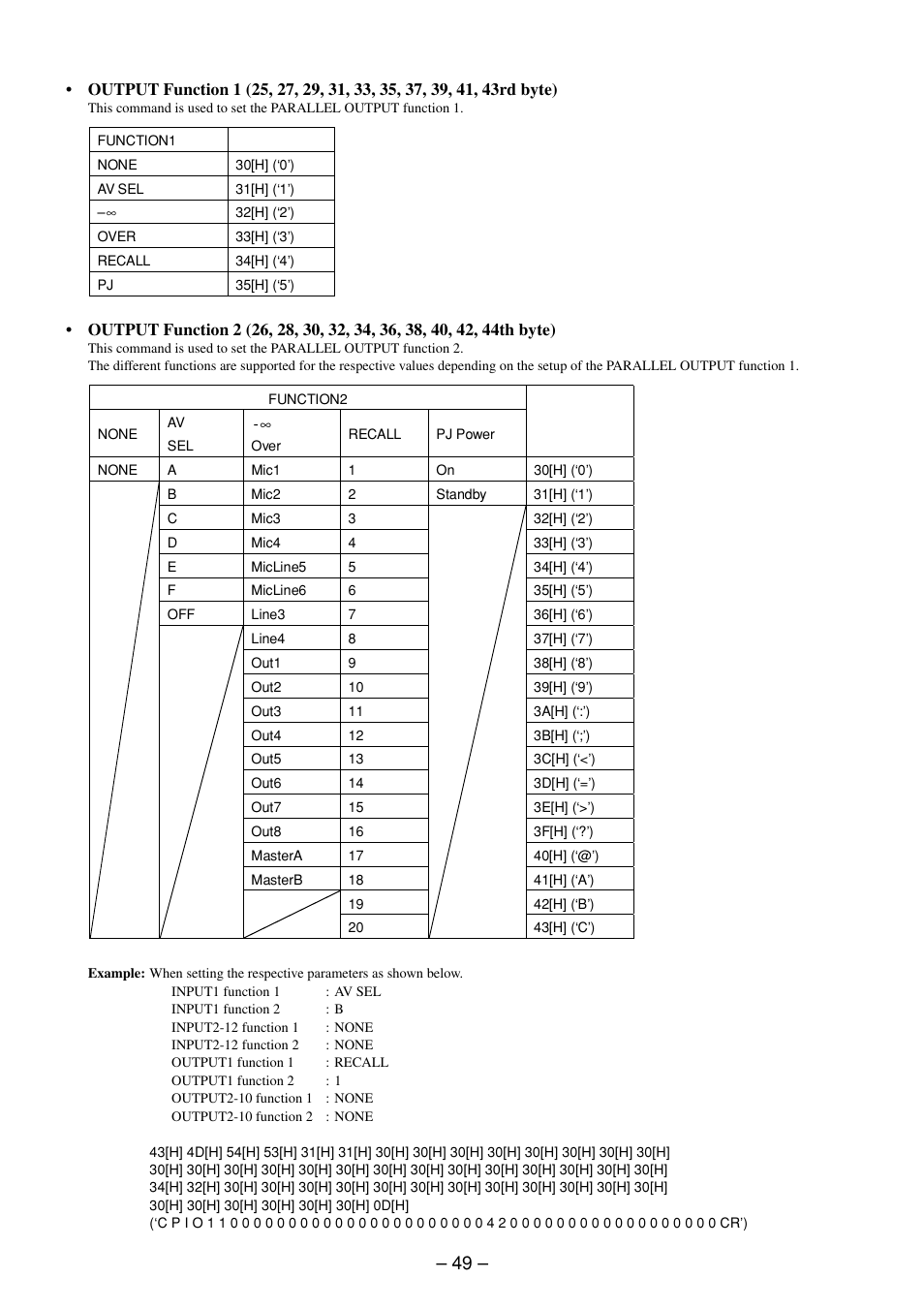 Sony RS-232C User Manual | Page 49 / 62