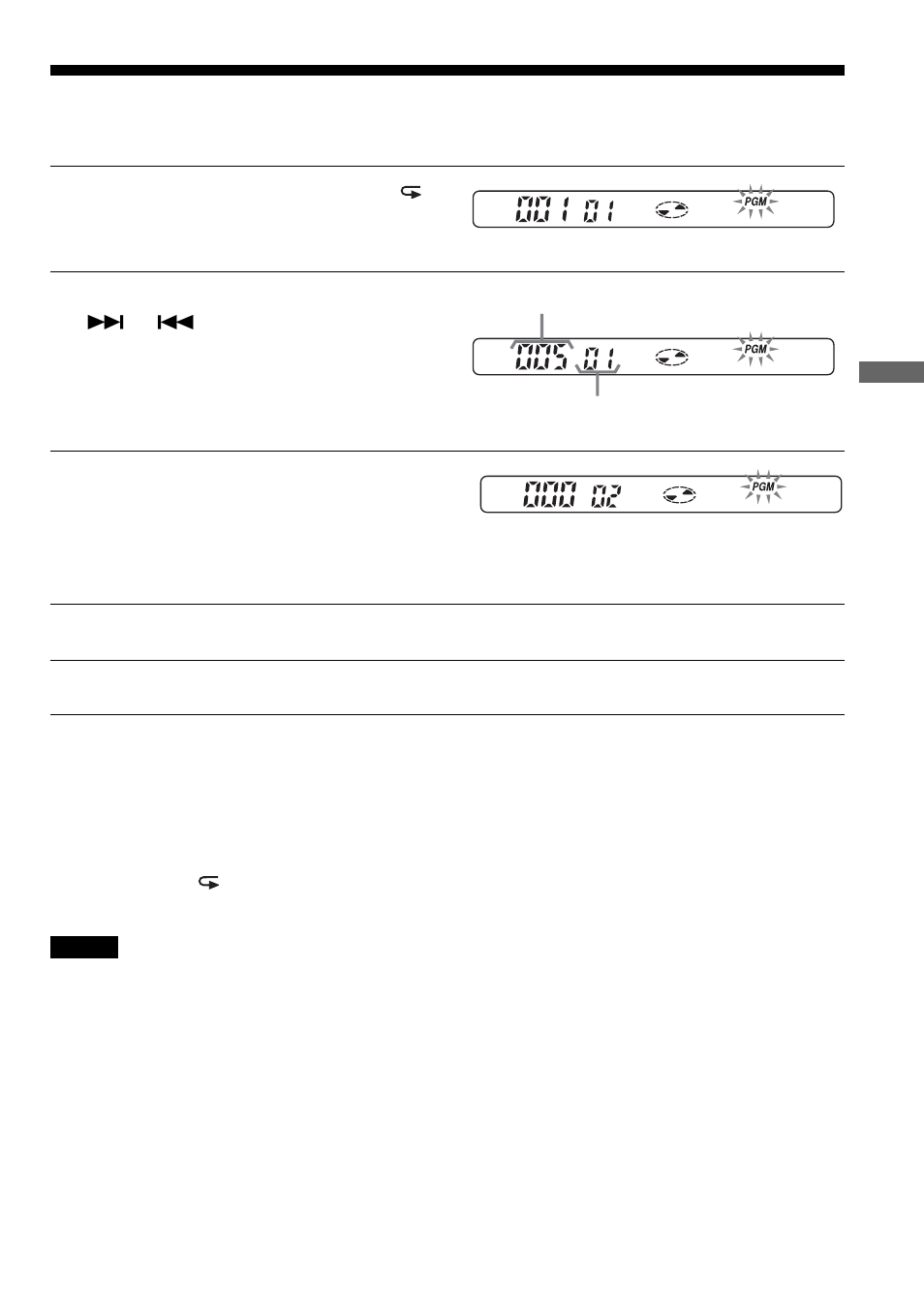 Playing tracks in your favorite order (pgm play), Playing tracks in your favorite order, Pgm play) | Sony D-EJ885 User Manual | Page 13 / 32