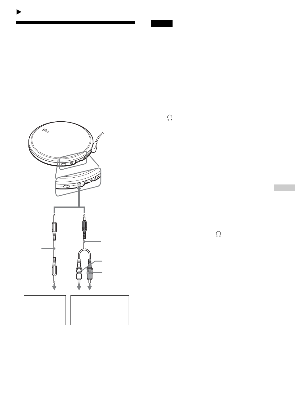 Connecting your cd player, Connecting a stereo system, 17 connecting a stereo system | Sony D-EJ885 User Manual | Page 17 / 32