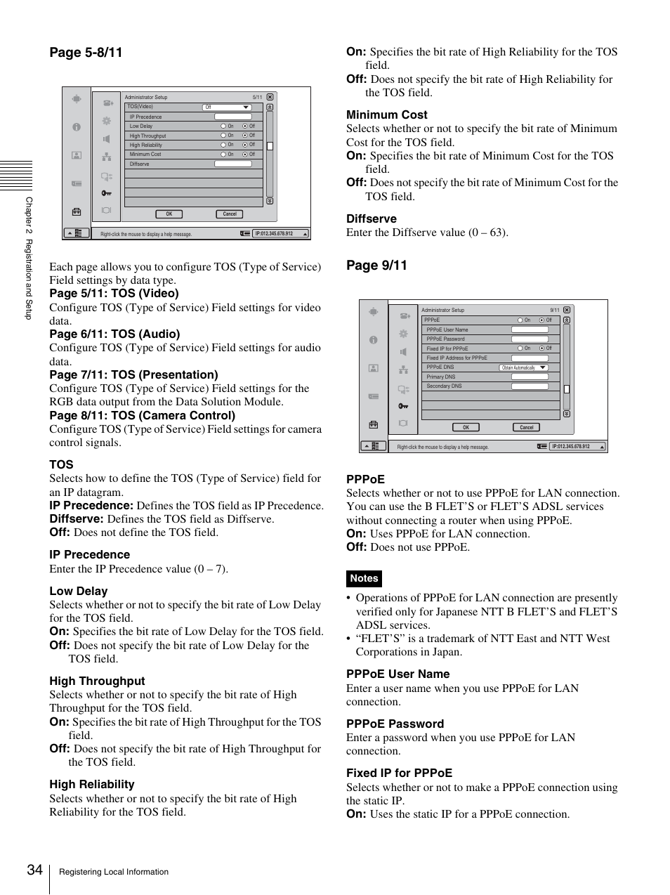 Page 5-8/11, Page 9/11 | Sony PCS-TL33 User Manual | Page 34 / 129