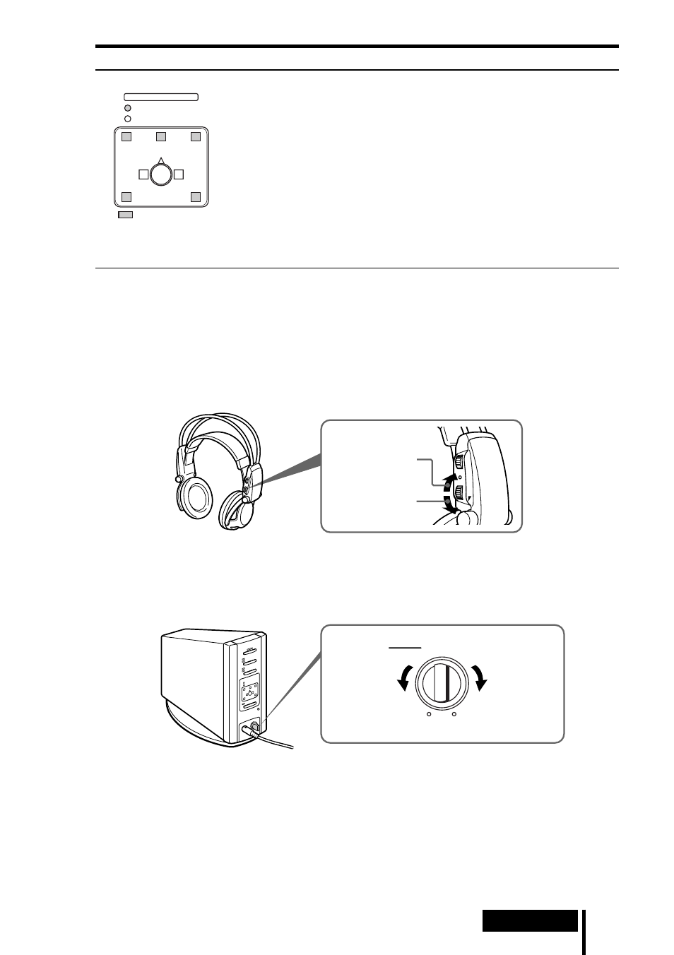 Utilisation, Suite page suivante) | Sony MDR DS5000 User Manual | Page 51 / 116