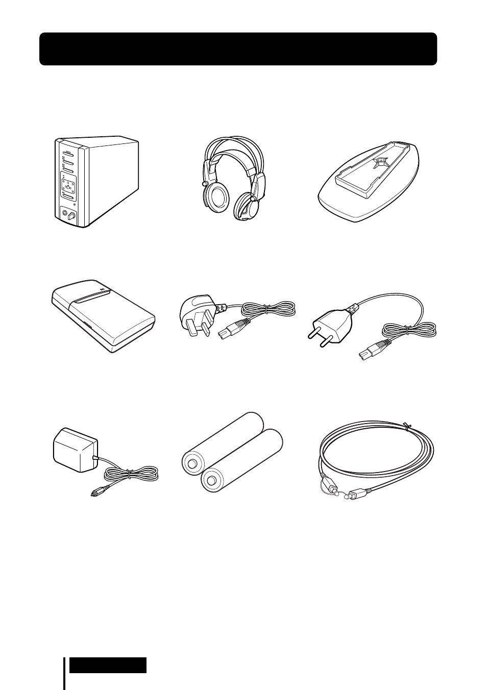 Confirmación del producto y accesorios | Sony MDR DS5000 User Manual | Page 92 / 116