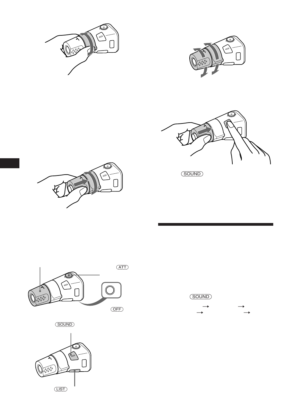 Adjusting the sound characteristics | Sony CDX-4480ESP User Manual | Page 12 / 38