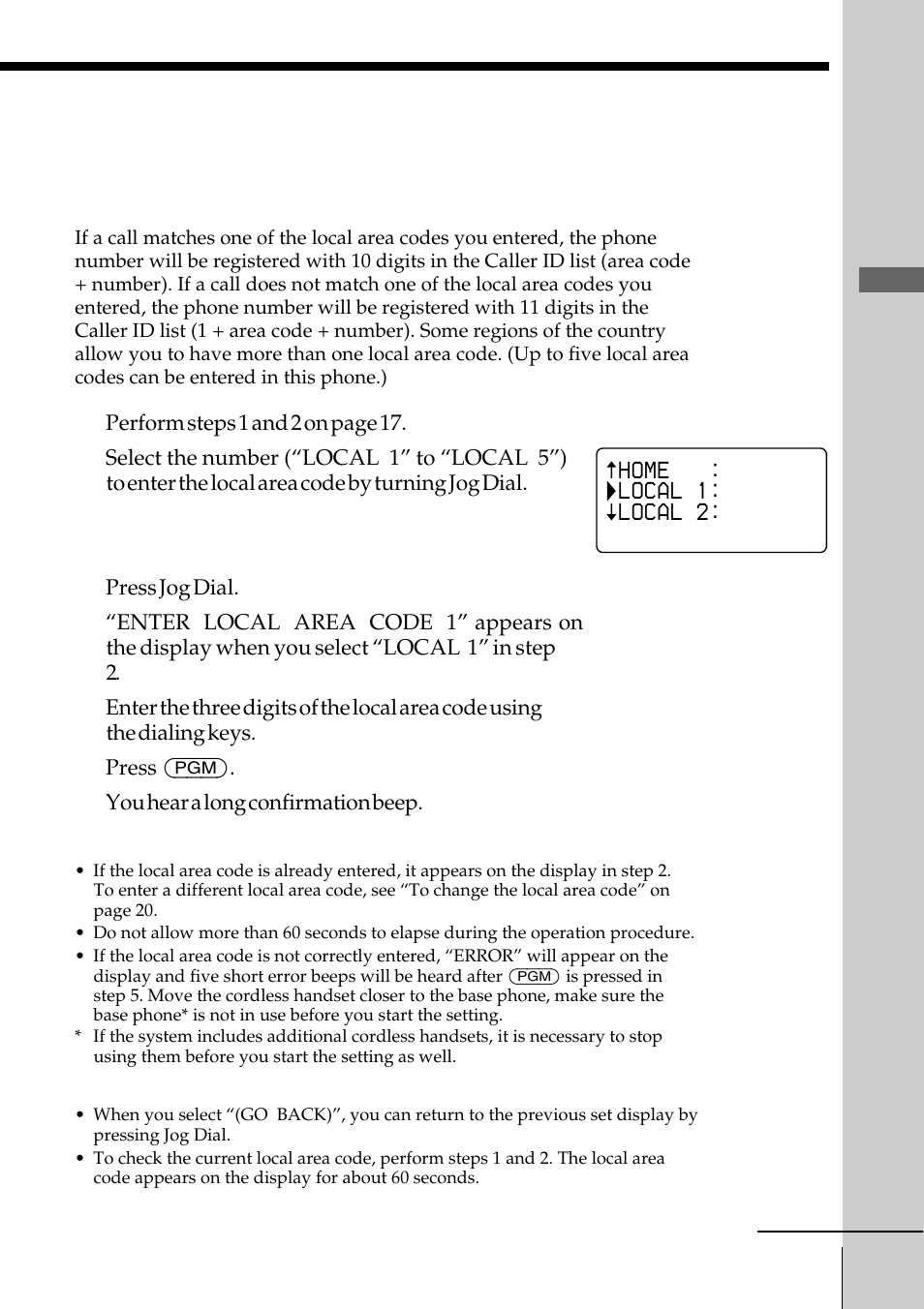 Getting started | Sony SPP-S2730 User Manual | Page 19 / 84