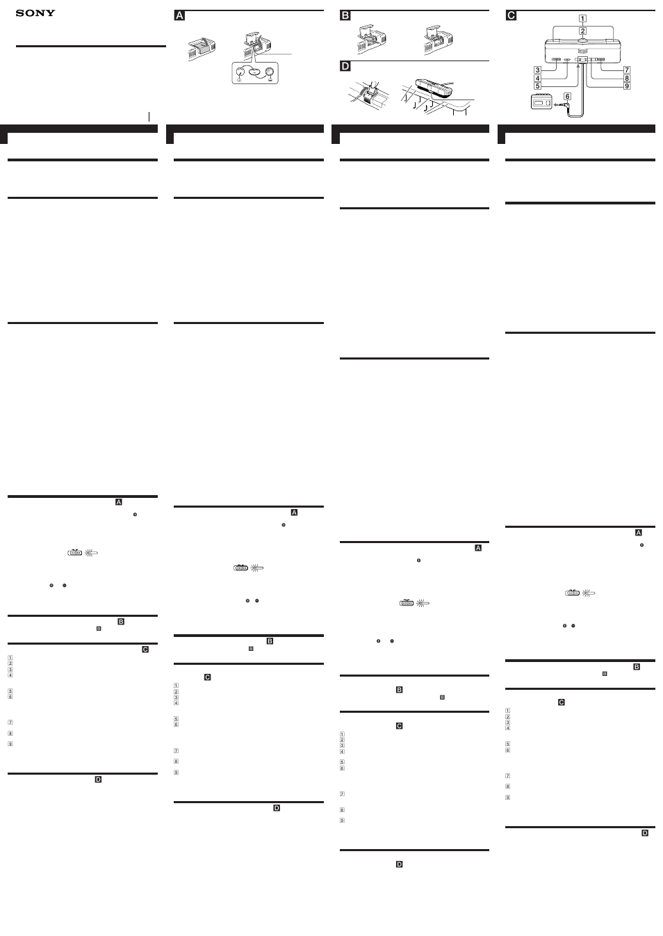 Sony ECM ZS90 User Manual | 2 pages