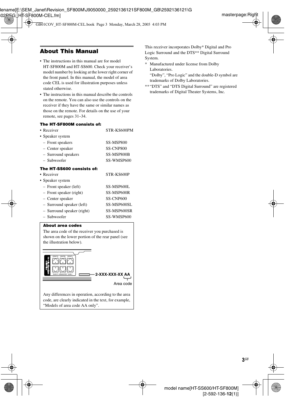 About this manual | Sony HT-SF800M EN User Manual | Page 3 / 44