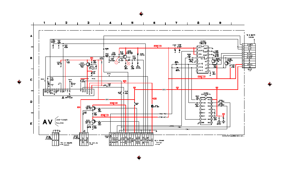 Av schematic | Sony KV 32S45 User Manual | Page 26 / 85