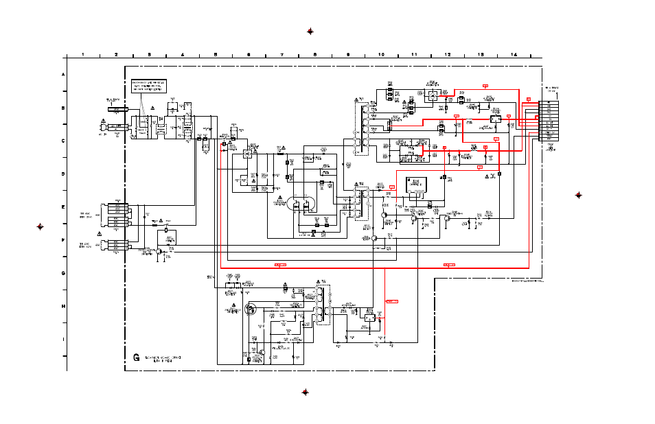 G schematic | Sony KV 32S45 User Manual | Page 29 / 85