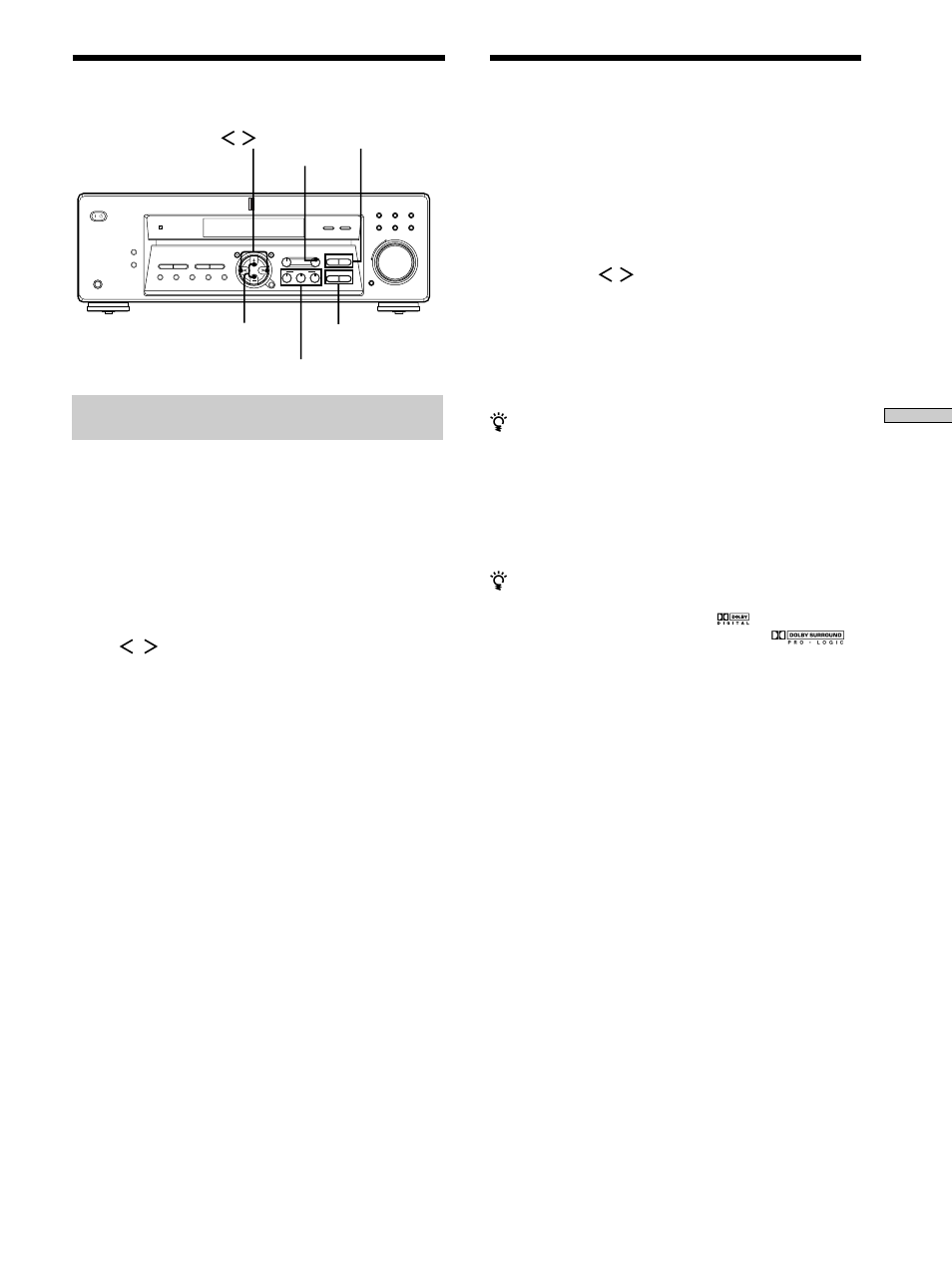 Selecting a sound field 25, Selecting a sound field, Enjoying surr ound sound | Sony STR-K402 User Manual | Page 25 / 52