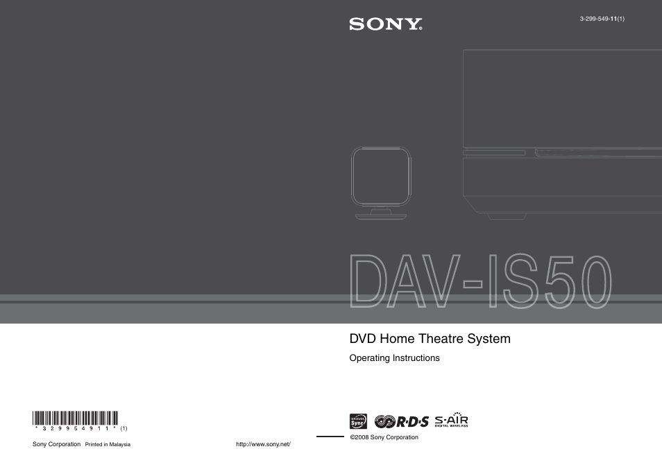Sony 3-299-549-11(1) User Manual | 127 pages