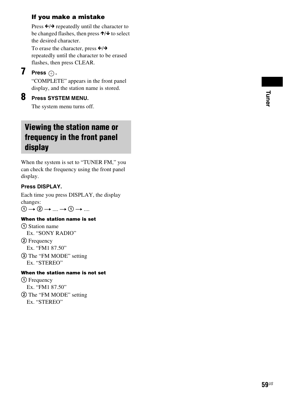 Sony DAV-HDZ485 User Manual | Page 59 / 104