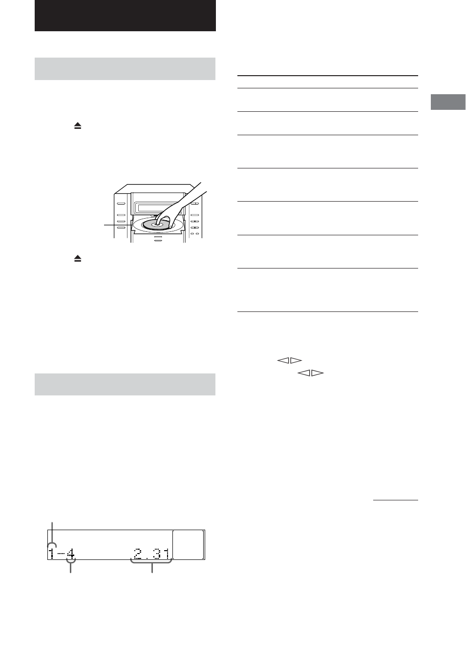 Loading a disc, Playing a disc | Sony DHC-FL5D User Manual | Page 17 / 76