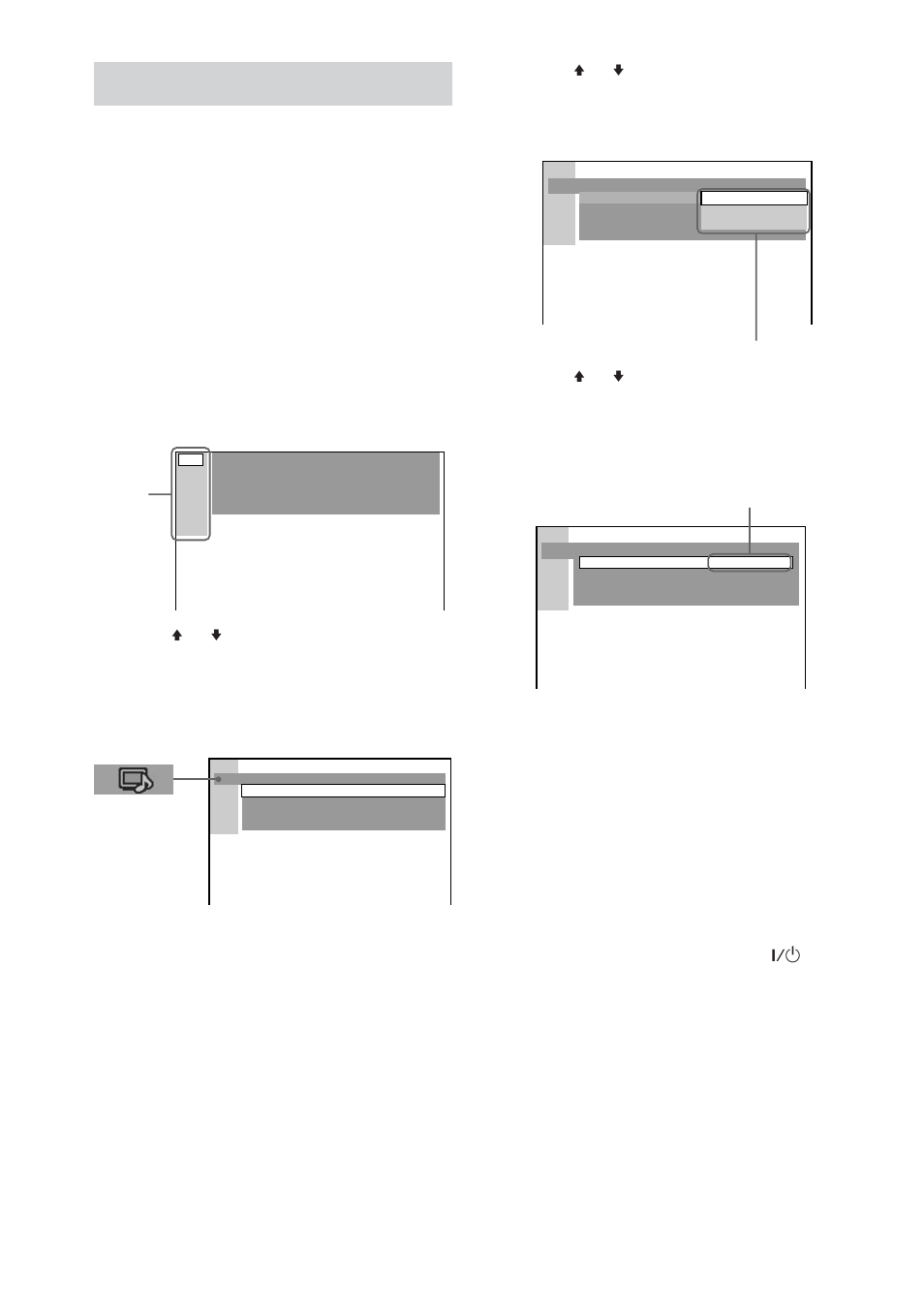 Using the setup display | Sony DHC-FL5D User Manual | Page 26 / 76