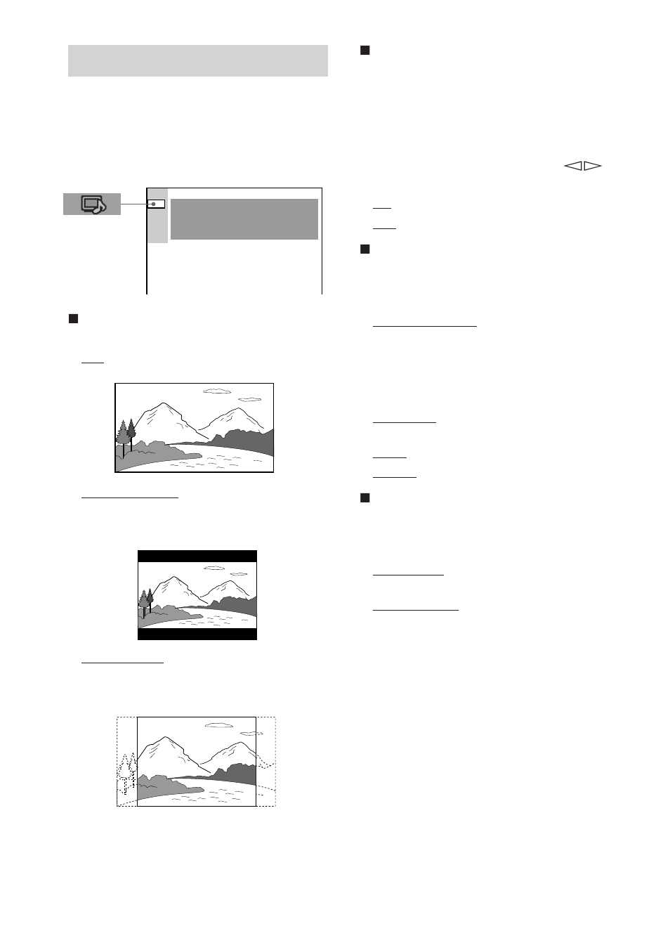 Settings for the display | Sony DHC-FL5D User Manual | Page 28 / 76