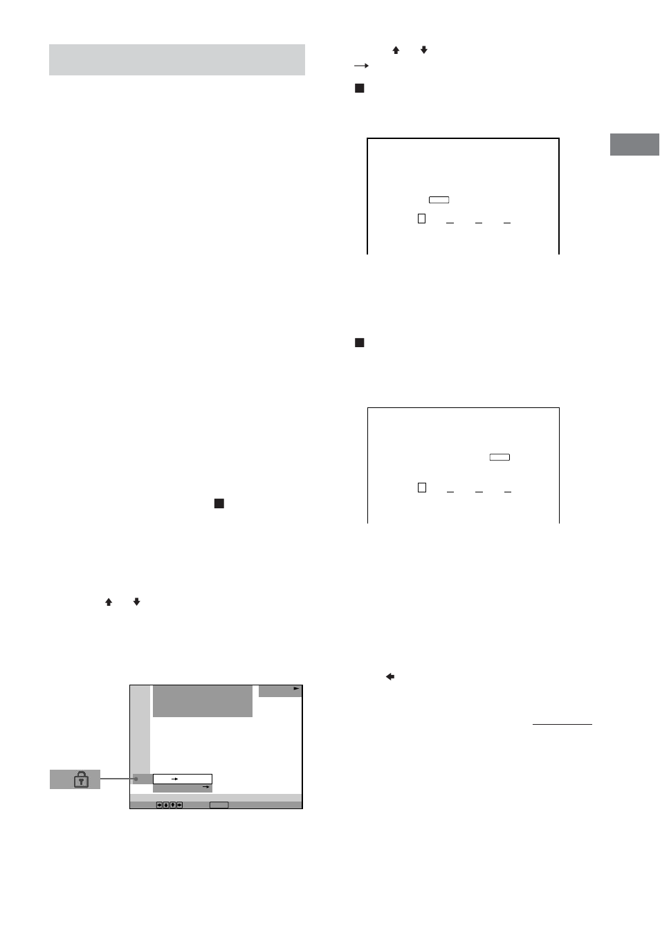Locking discs, Custom parental control | Sony DHC-FL5D User Manual | Page 37 / 76