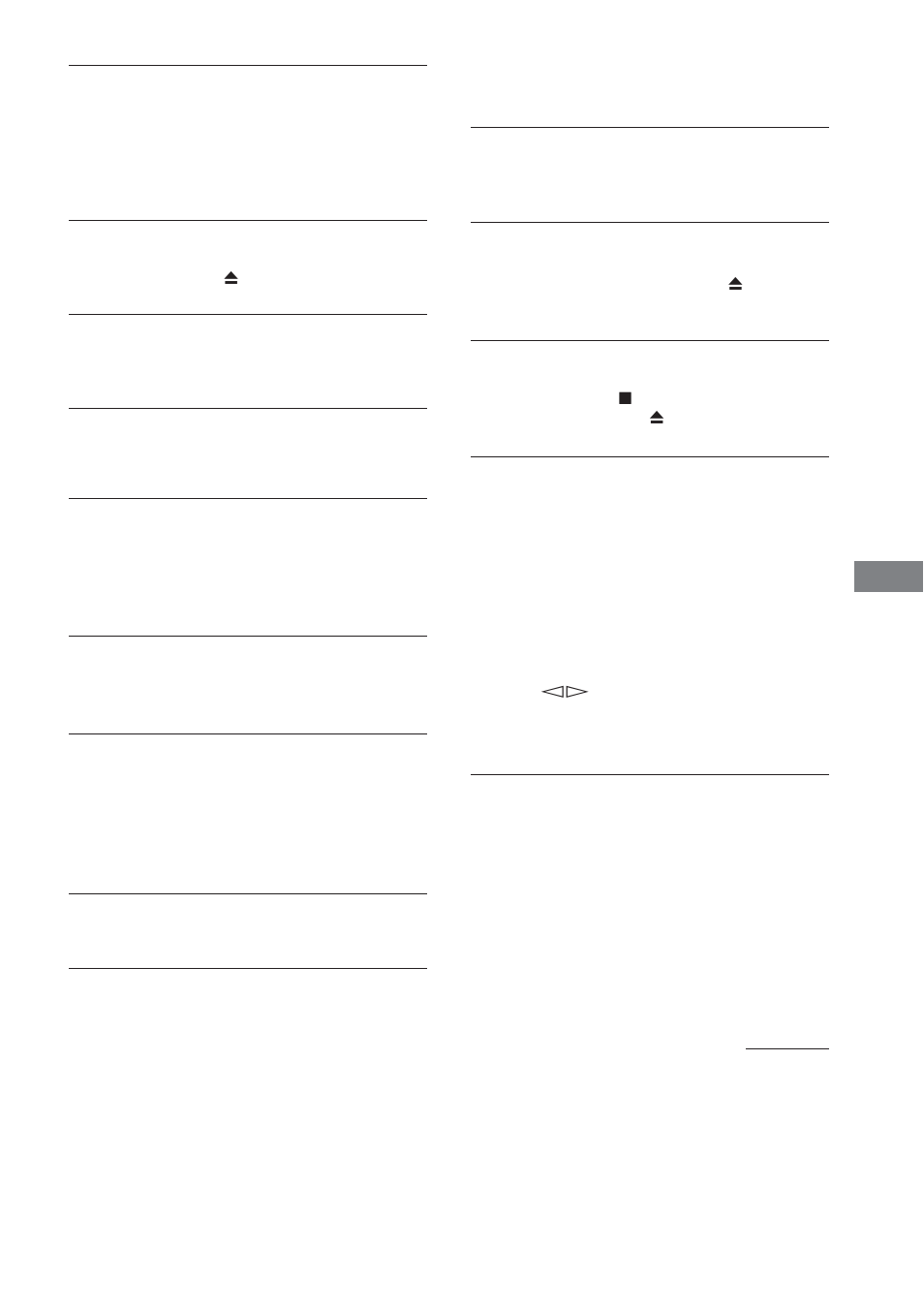 Speakers, Dvd/video cd/cd/super audio cd/mp3 player | Sony DHC-FL5D User Manual | Page 61 / 76