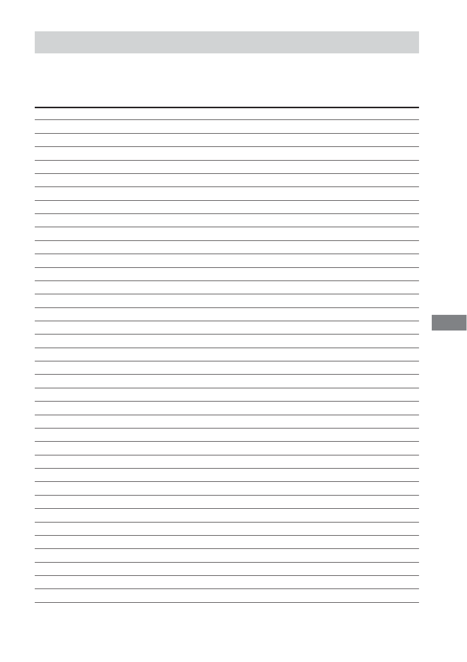 Language code list | Sony DHC-FL5D User Manual | Page 73 / 76