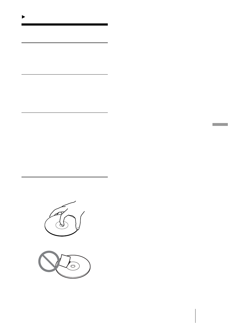 Miscellaneous, Precautions for use | Sony DRX-700UL User Manual | Page 31 / 36