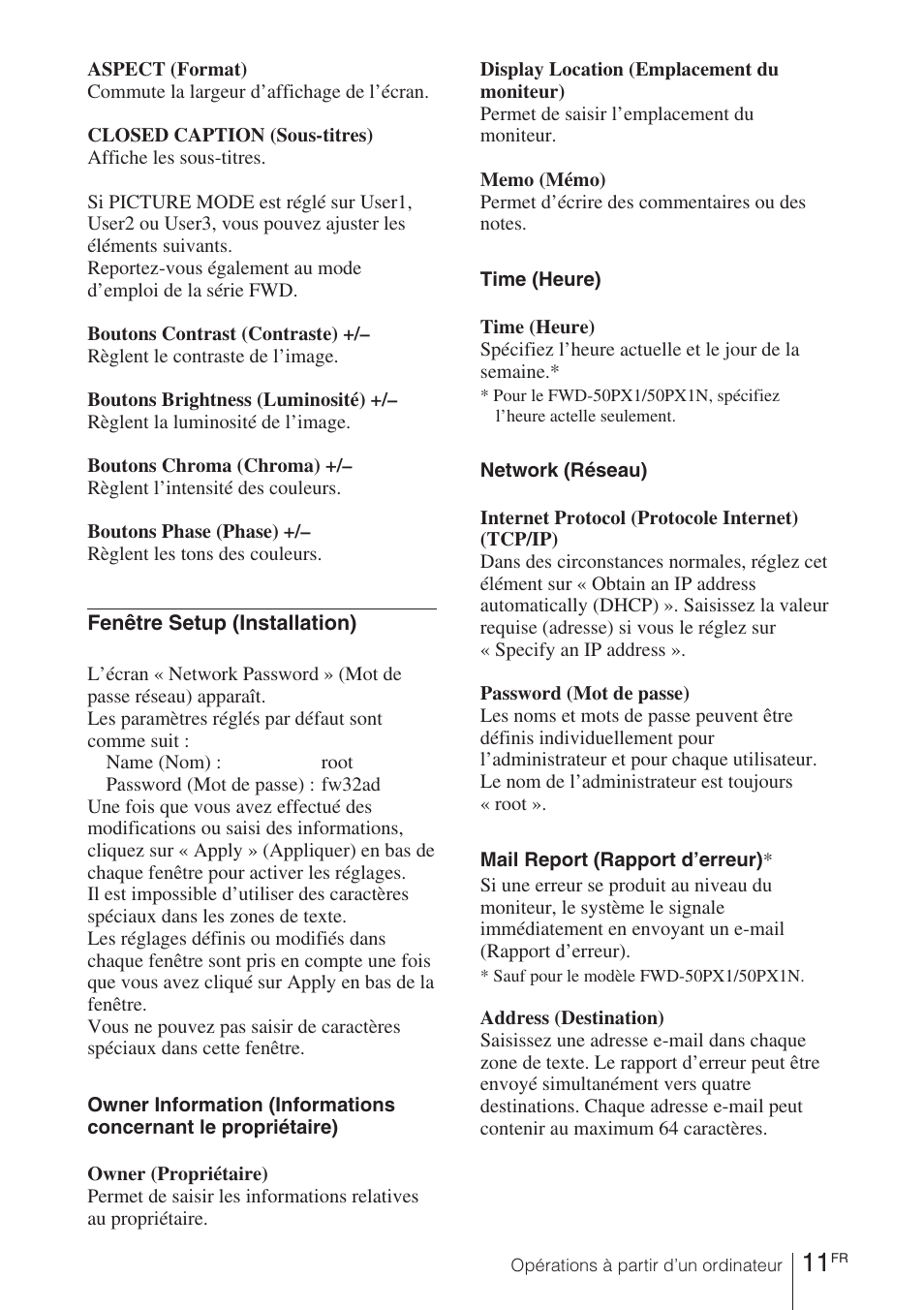 Sony BKM-FW32 User Manual | Page 39 / 100