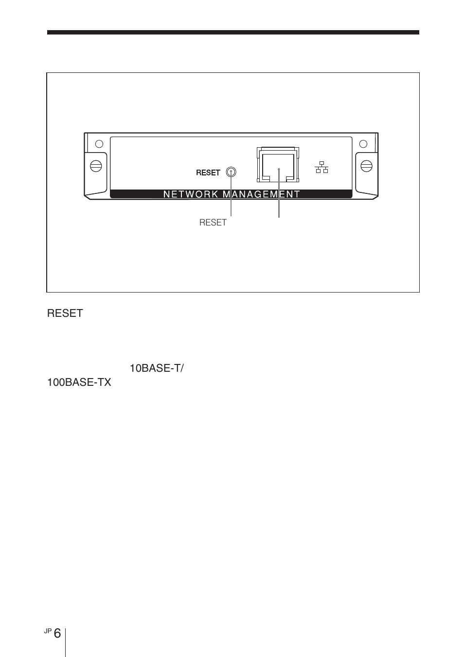 各部の名称と働き | Sony BKM-FW32 User Manual | Page 6 / 100