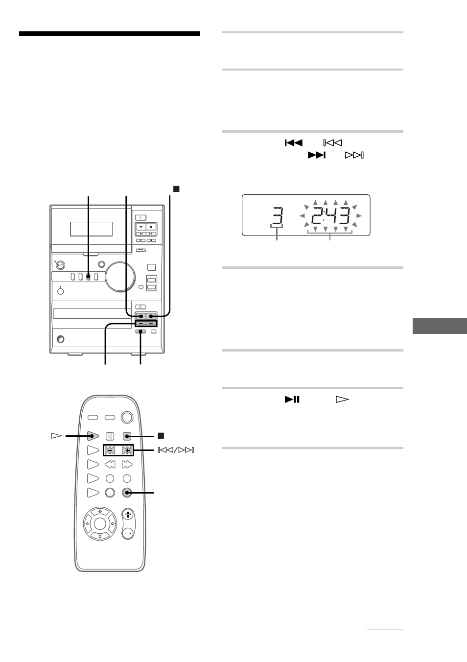 Playing cd tracks in a favorite order | Sony CMT-CP1 User Manual | Page 21 / 36