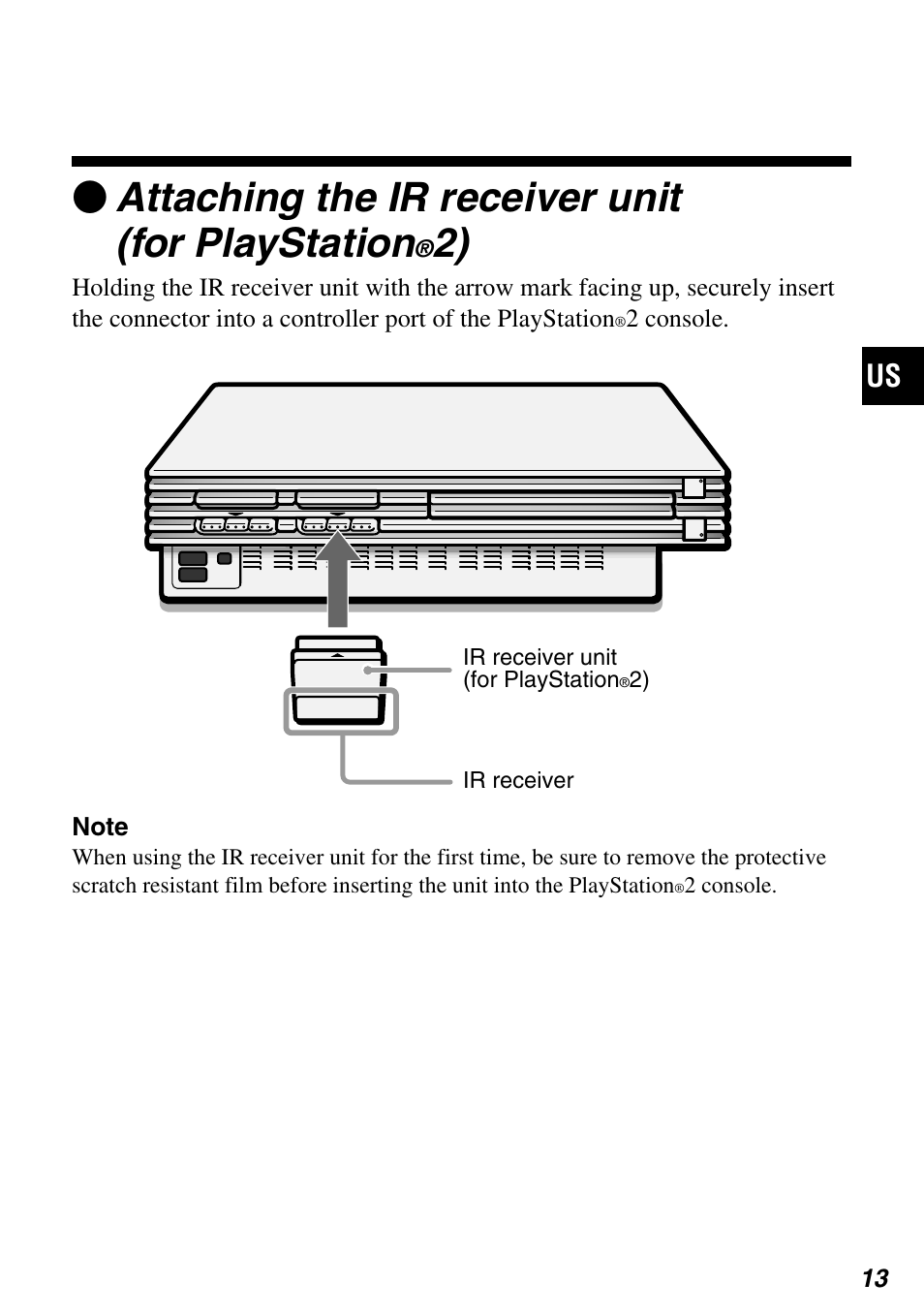 Zattaching the ir receiver unit (for playstation | Sony SCPH-97042 User Manual | Page 13 / 170
