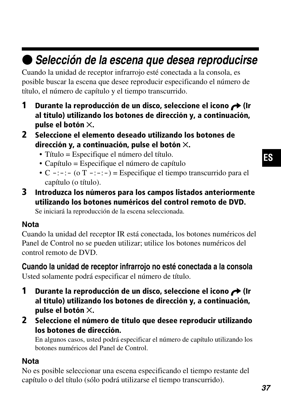 Zselección de la escena que desea reproducirse | Sony SCPH-97042 User Manual | Page 149 / 170