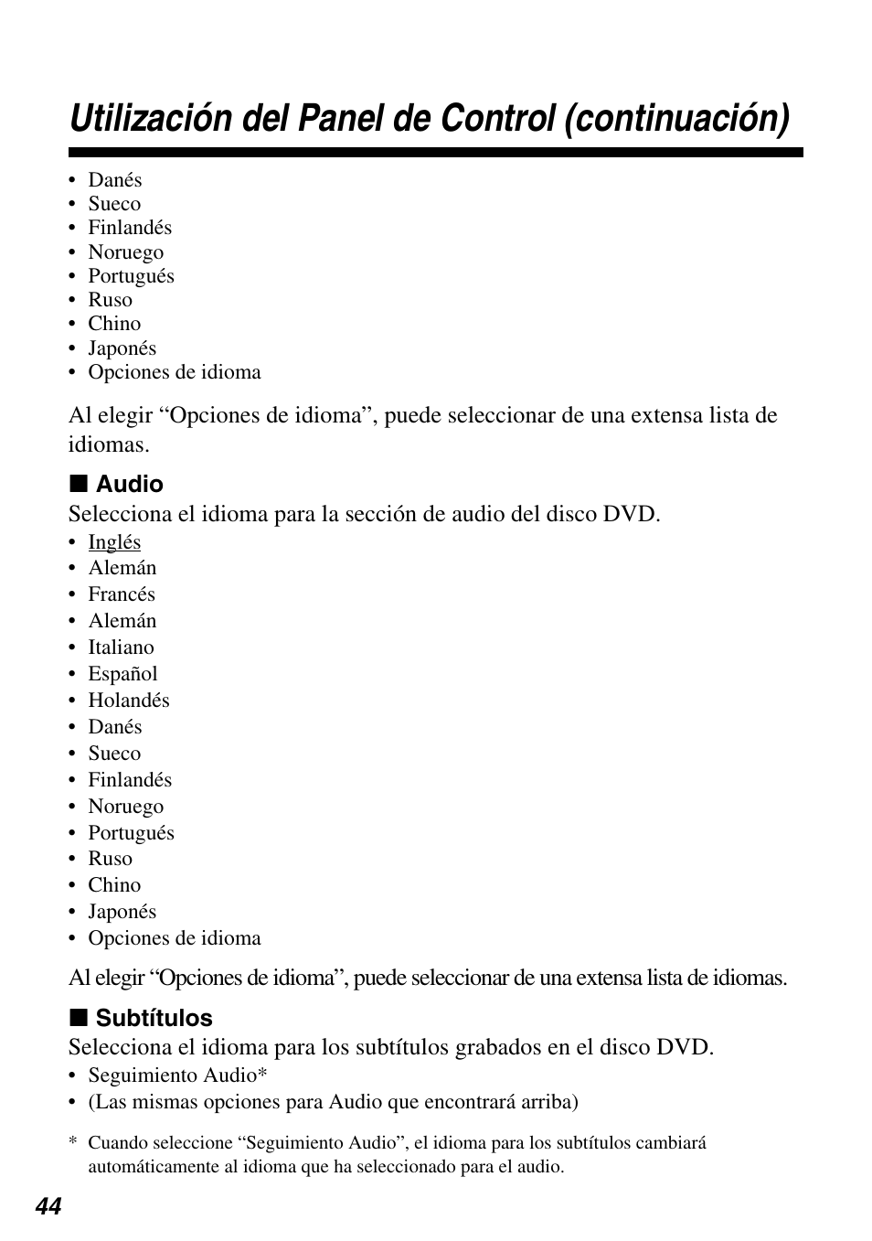 Utilización del panel de control (continuación) | Sony SCPH-97042 User Manual | Page 156 / 170