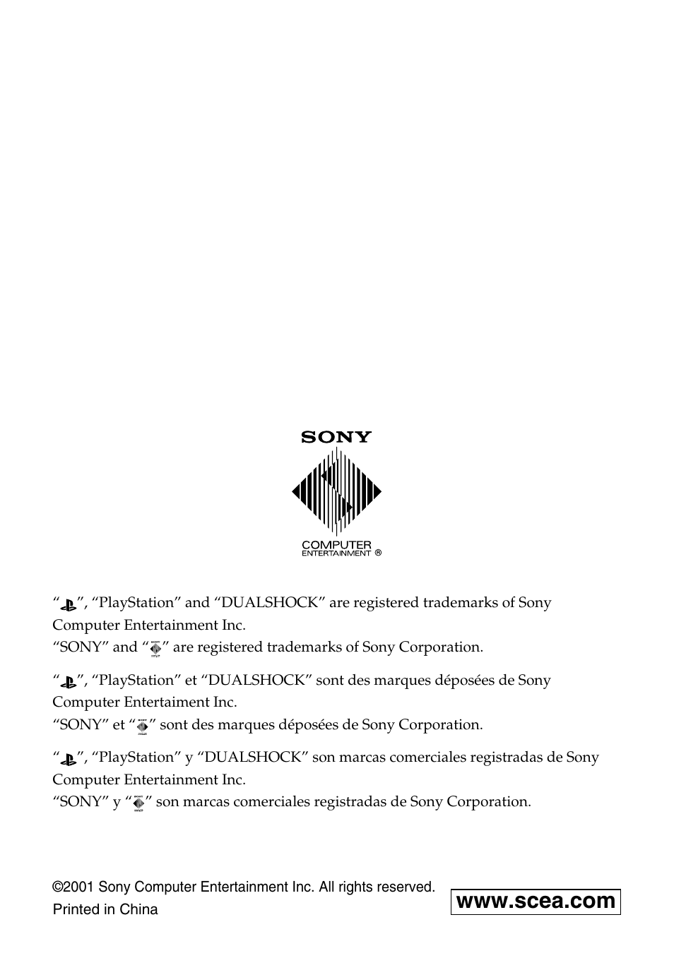 Sony SCPH-97042 User Manual | Page 170 / 170