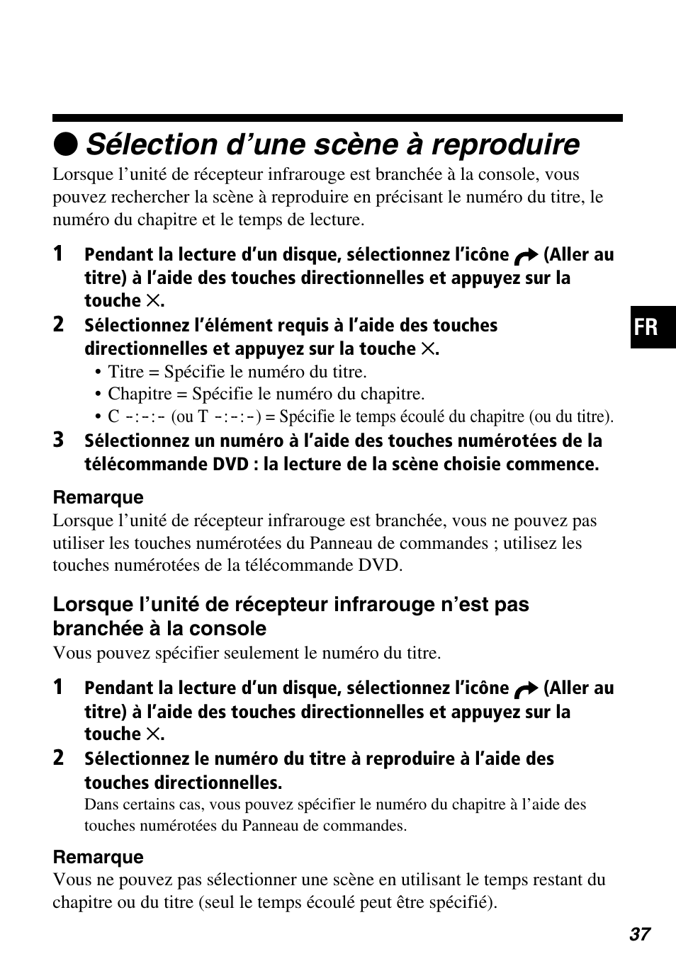 Zsélection d’une scène à reproduire | Sony SCPH-97042 User Manual | Page 93 / 170