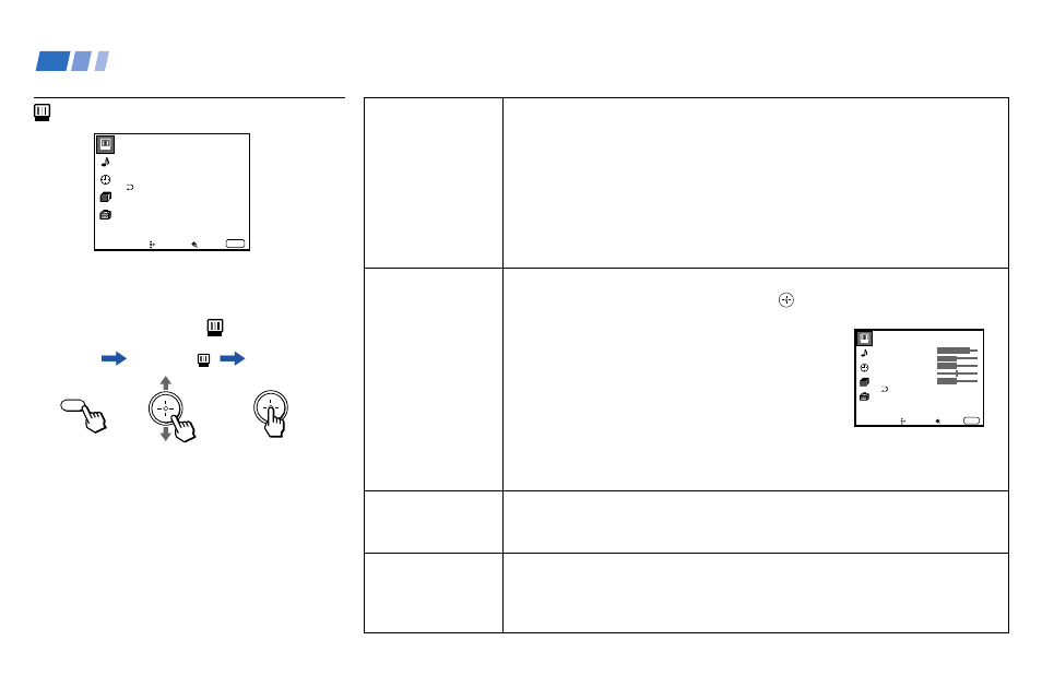 Using the video menu, Adjusting your set up (menus) (continued) | Sony KP 53V80 User Manual | Page 34 / 62