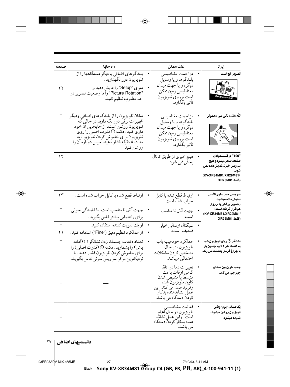 Sony wega KV-XR34 User Manual | Page 79 / 106