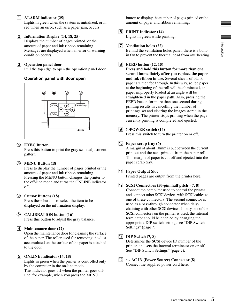 Sony UP-DR100 User Manual | Page 5 / 28