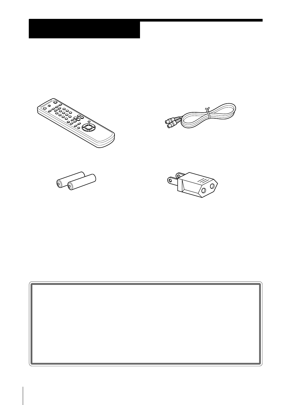 Step 1 : unpacking, Checking your model name, Unpacking | Step 1 | Sony SLV-ED60ME User Manual | Page 4 / 48