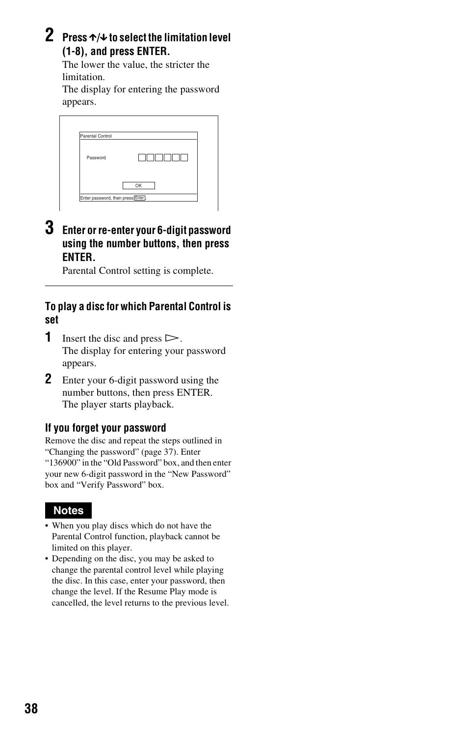 Sony DVP-FX850 User Manual | Page 38 / 52