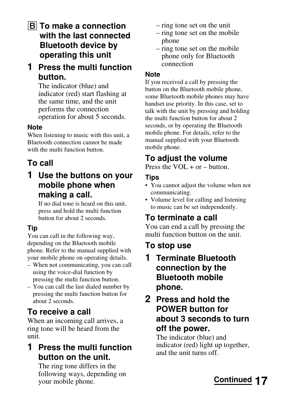 Sony DR-BT50 User Manual | Page 17 / 28