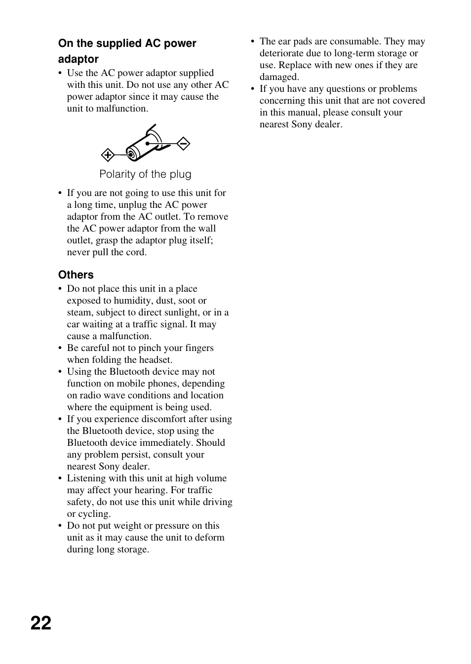 Sony DR-BT50 User Manual | Page 22 / 28