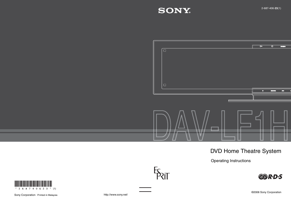 Sony DAV-LF1H User Manual | 127 pages